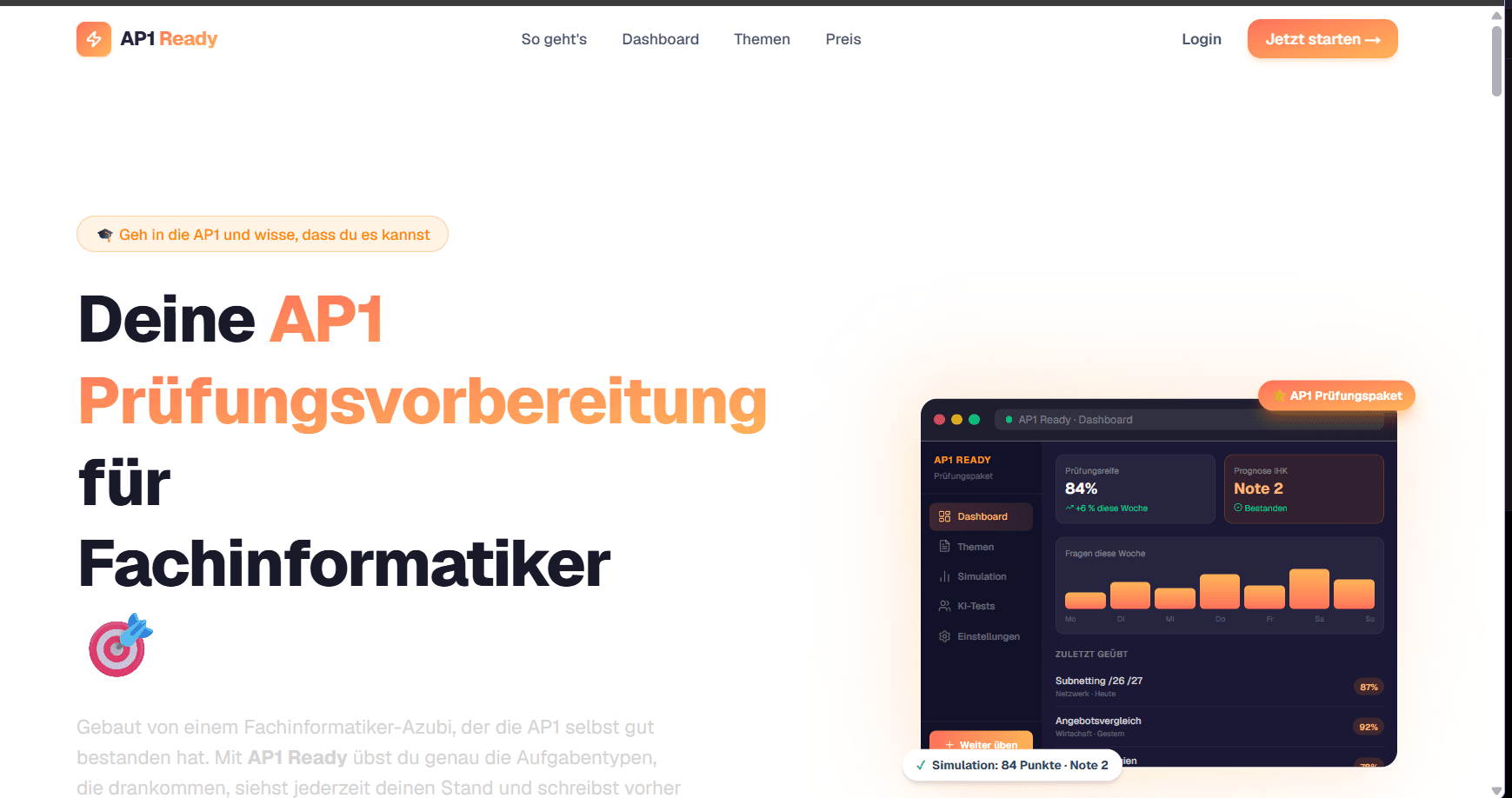 Screenshot 1 von AP1 Ready