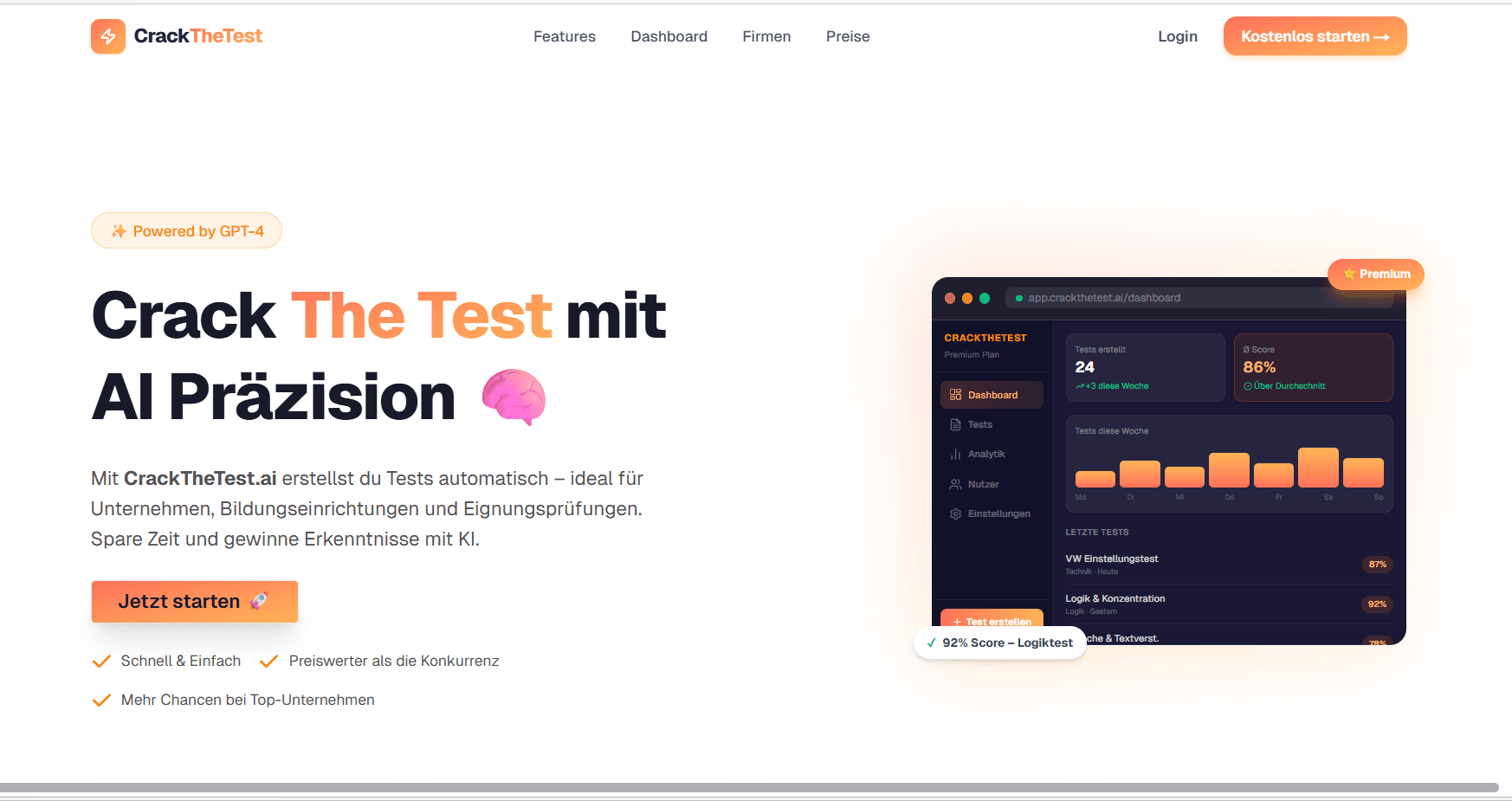 CrackTheTest.ai preview