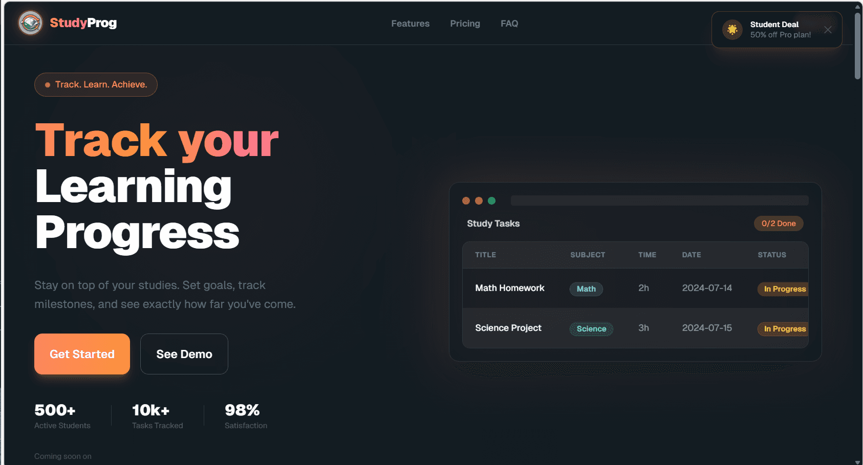EduProgress preview